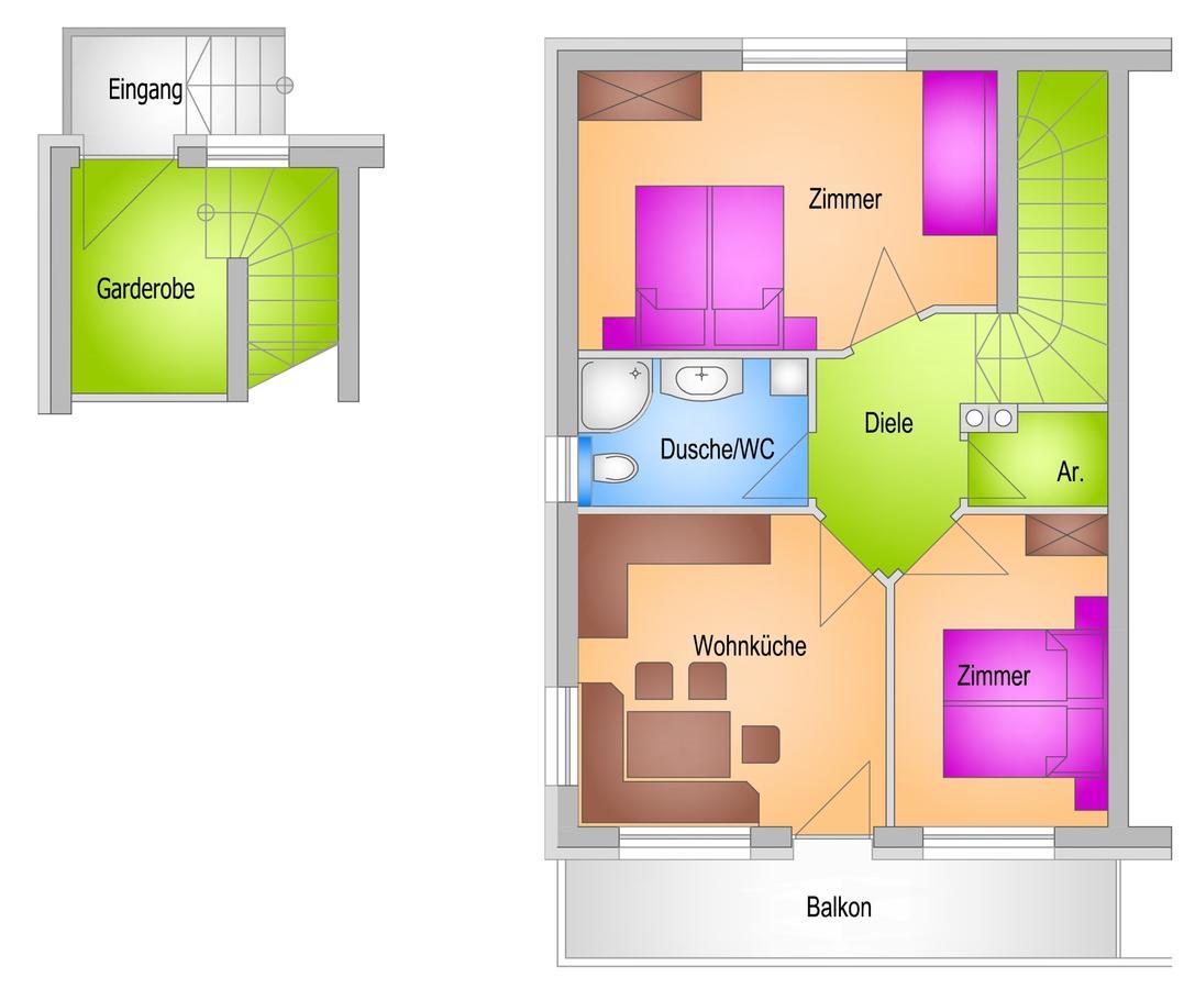 Apart Miriam Apartment ชเวนเดา ภายนอก รูปภาพ
